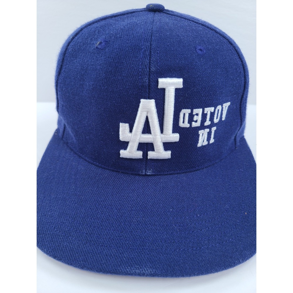 Sloan and Bennett LA I Voted Blue Snapback Hat November 3 2020 Election Cap